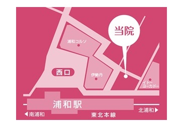 若山医院イラストマップ